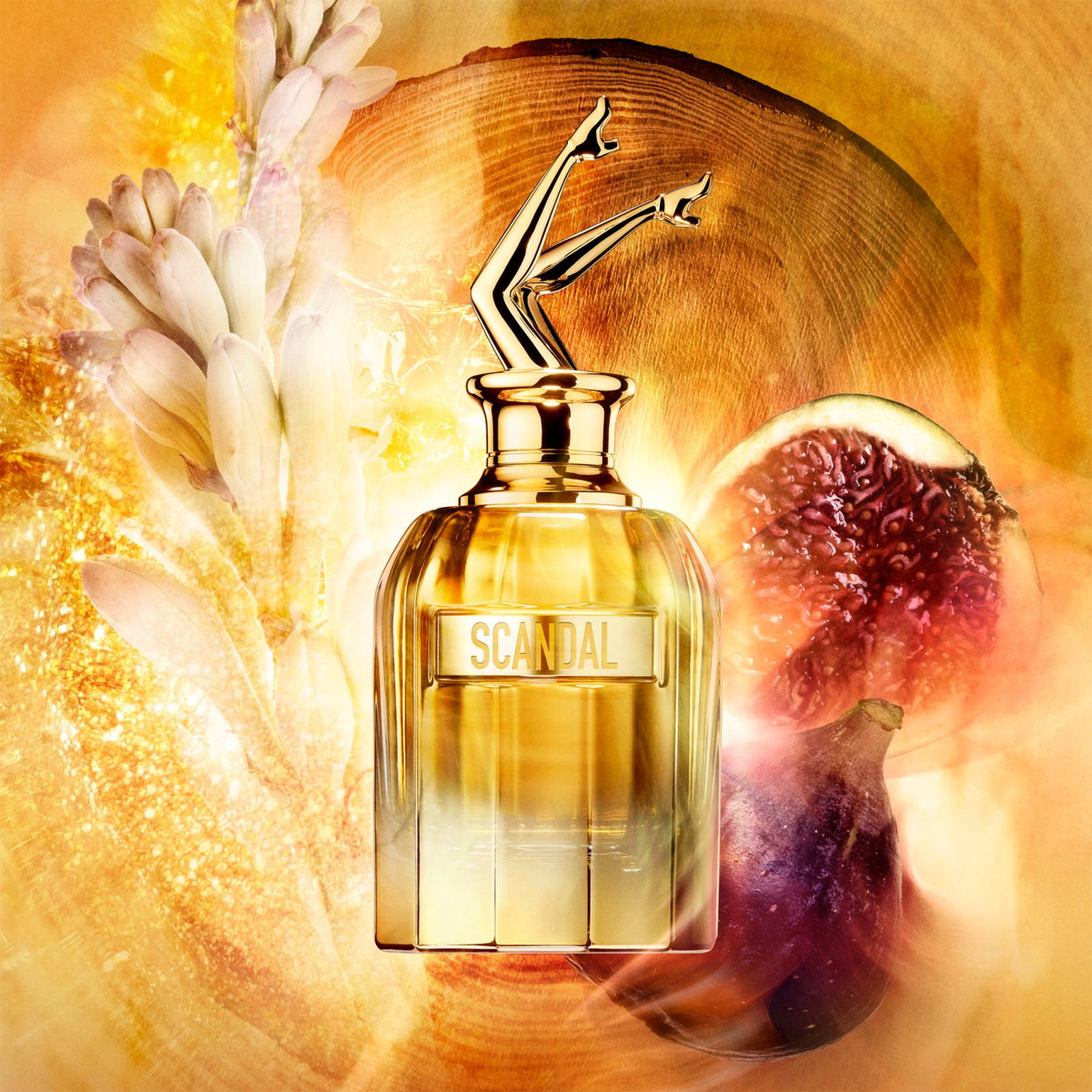 Jean Paul Gaultier Scandal Absolu, detaliu flacon parfum concentrat