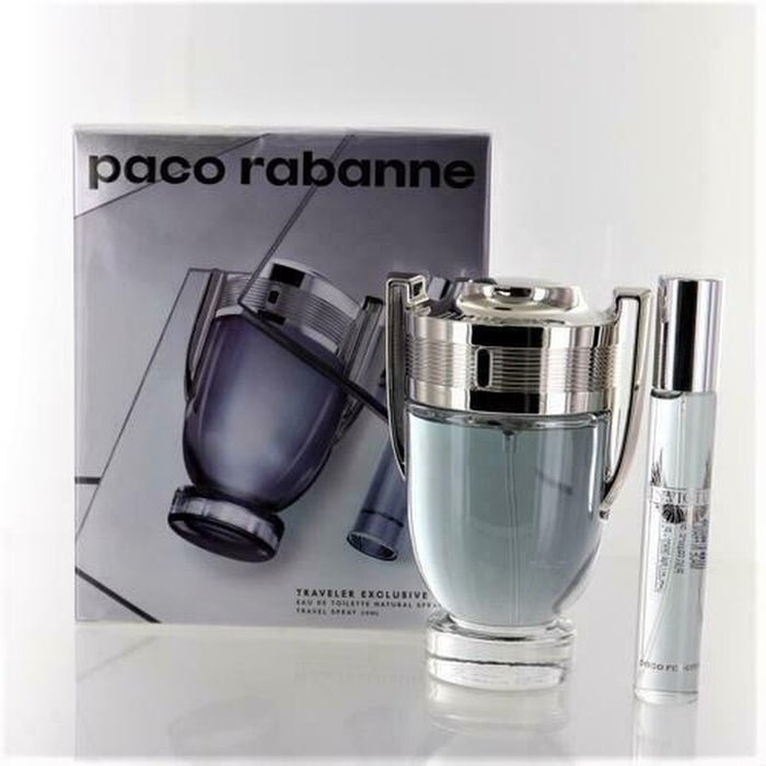Paco Rabanne Invictus, set apă de toaletă 100 ml cu travel spray 20 ml